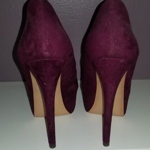 Zara Shoes - ZARA RARE Bordeaux Platform Heels Zara Shoes - ZARA RARE Bordeaux Platform Heels